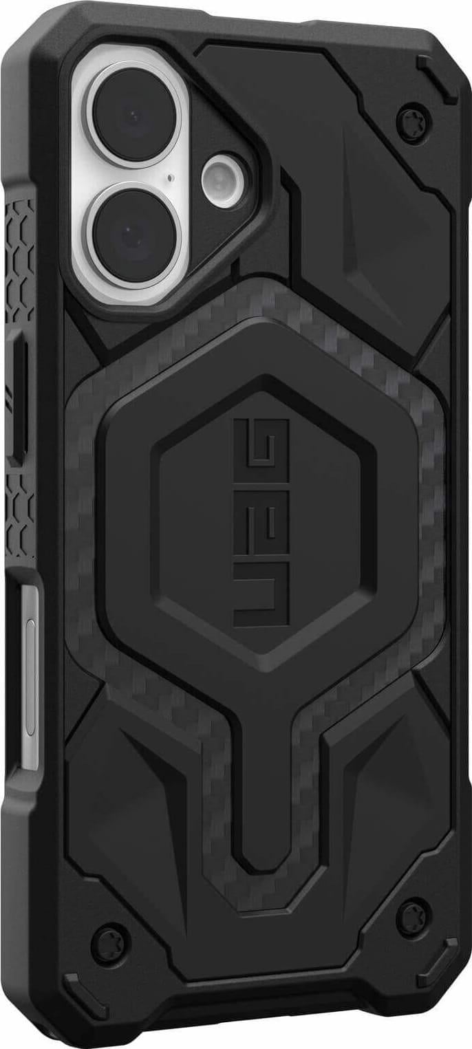 Чехол противоударный UAG Monarch Pro MagSafe для iPhone 16 Fiber 114458114242 Carbon