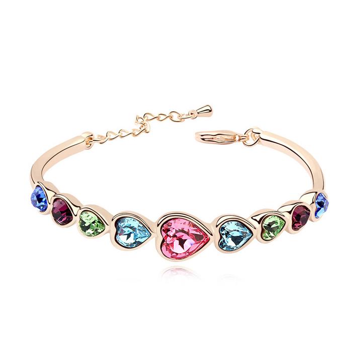 Браслет с кристаллами Сваровски 11007 Italina Разноцветные
