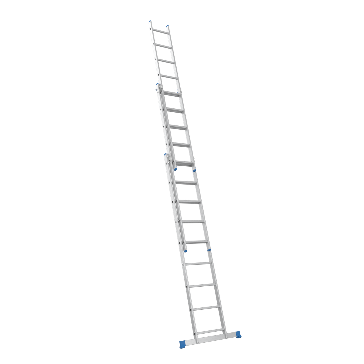 Лестница алюминиевая трехсекционная Меткас 3х9 4,77 м (3DPanda-3H602009) - фото 4 Лестница алюминиевая трехсекционная Меткас 3х9 4,77 м (3DPanda-3H602009) - фото 4