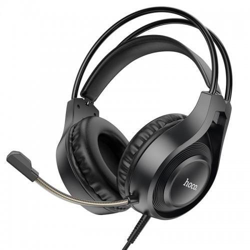 Гарнитура игровая проволочная Hoco W106 Tiger с микрофоном USB и 3,5 мм Черный (РН00326) Гарнитура игровая проволочная Hoco W106 Tiger с микрофоном USB и 3,5 мм Черный (РН00326)