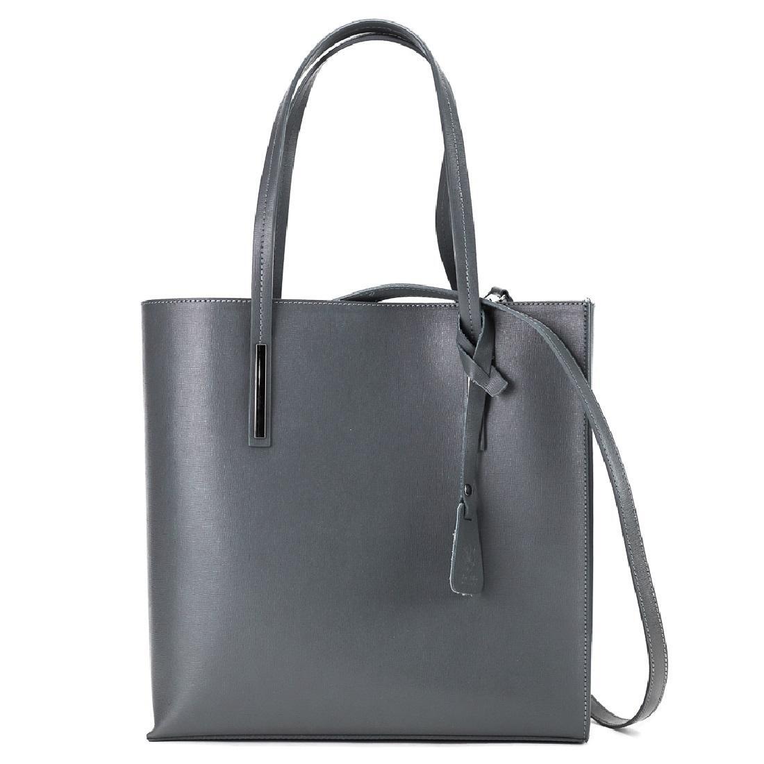 Женская сумка-шопер Royal Bag F-IT-069DG Серый (6573)