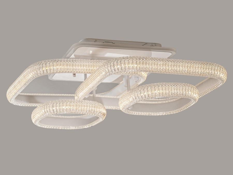 Люстра потолочная Octav с диммером и LED подсветкой 120 Вт (MX66006/2+2 ВтH LED)