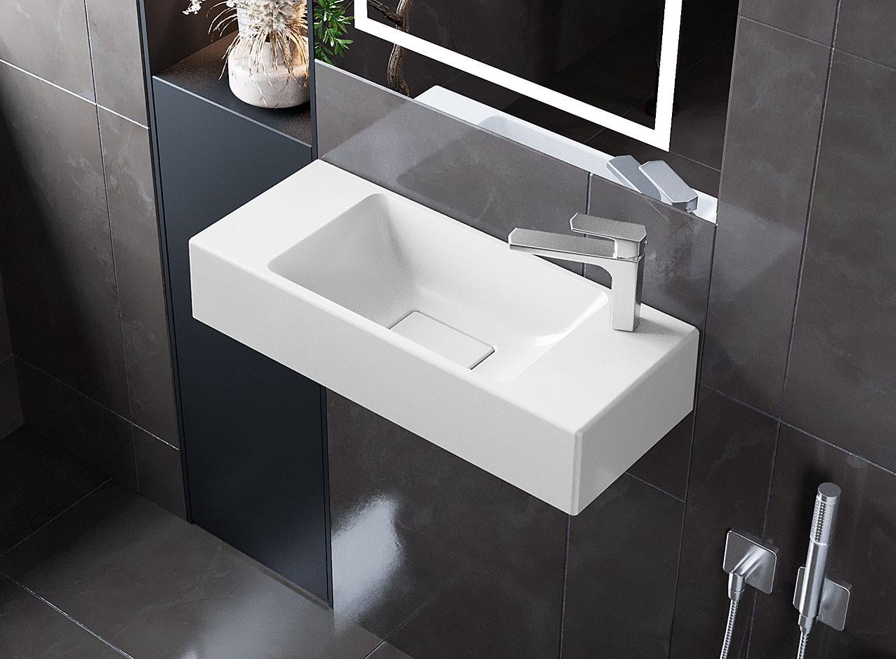 Умывальник подвесной Status Santex 60 White (34174496)