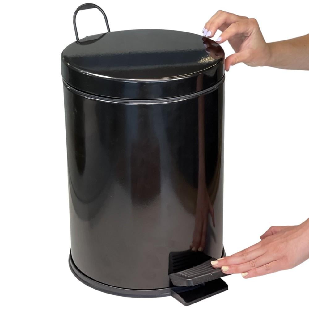 Мусорное ведро с педалью MAXIFLOW 12 л Черный (4501.2435S.101.12) - фото 3 Мусорное ведро с педалью MAXIFLOW 12 л Черный (4501.2435S.101.12) - фото 3