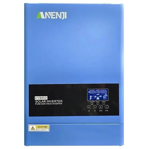 Инвертор гибридный Anenji ANJ-6200-48V-WIFI 6,2 кВт 48 В чистая синусоида Blue (877411)