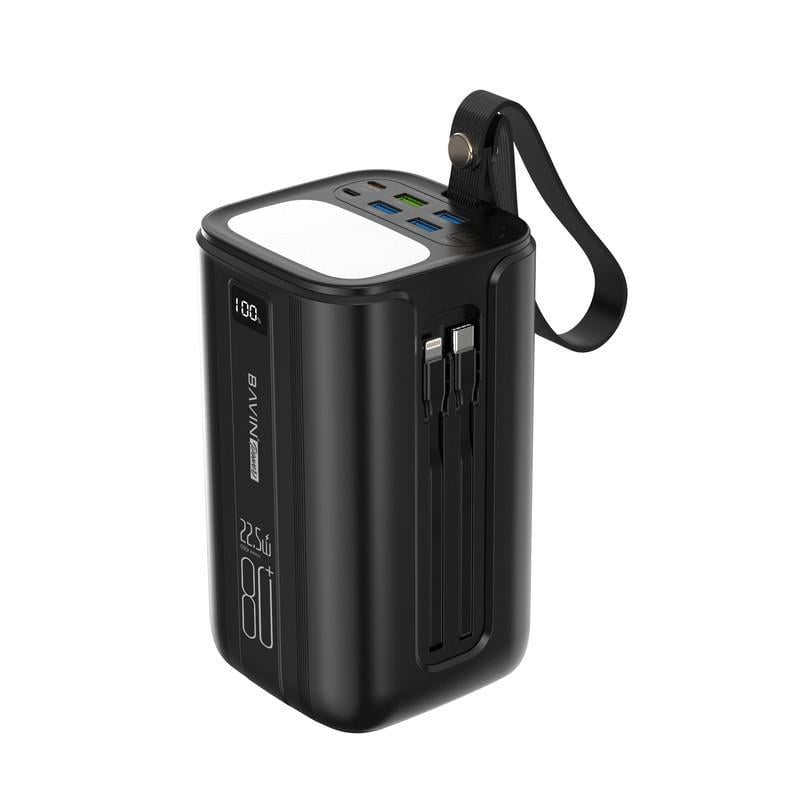 Повербанк BAVIN PC1057S 80000 mAh FAST CHARGING 22,5W Black (Y-PC1057S-BK)