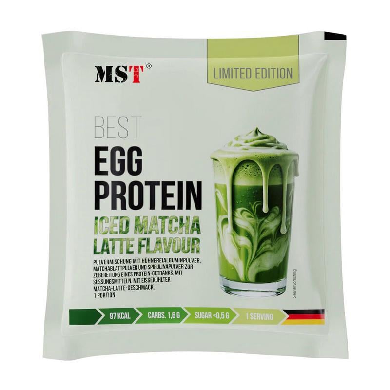 Протеїн яєчний MST Best Egg Protein 25 г Крижана матча лате Протеїн яєчний MST Best Egg Protein 25 г Крижана матча лате