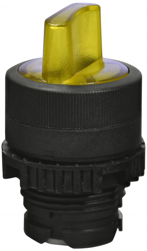 Переключатель IO-II ETI NSE-S3I-F45-Y с подсветкой 22 мм 3 фиксированных положения Желтый (4774094)