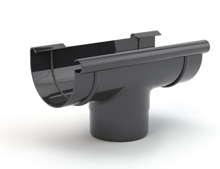 Лійка ринви Gamrat 75/63 мм Графітовий (314-122-000)
