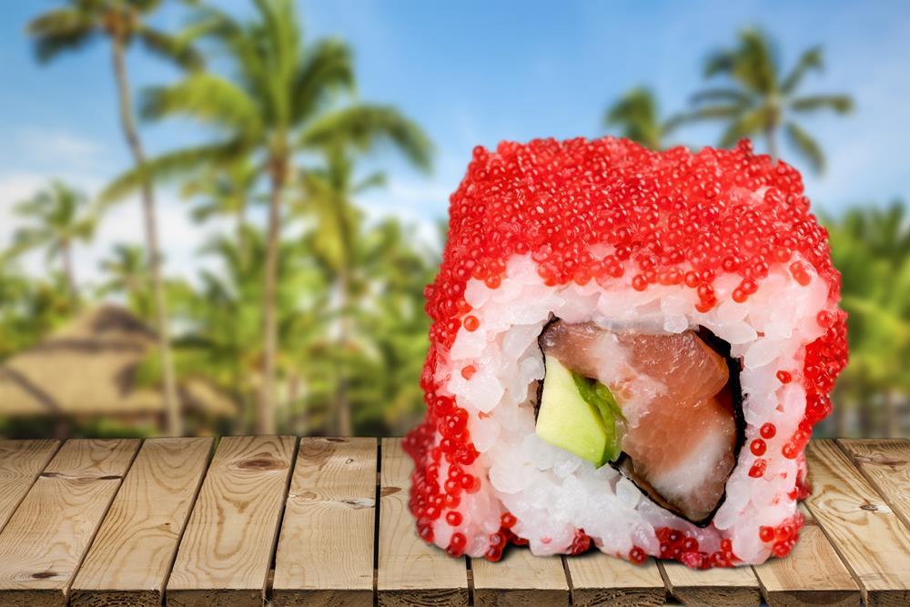 Картина на холсте Суши 50х70 см (Q124)