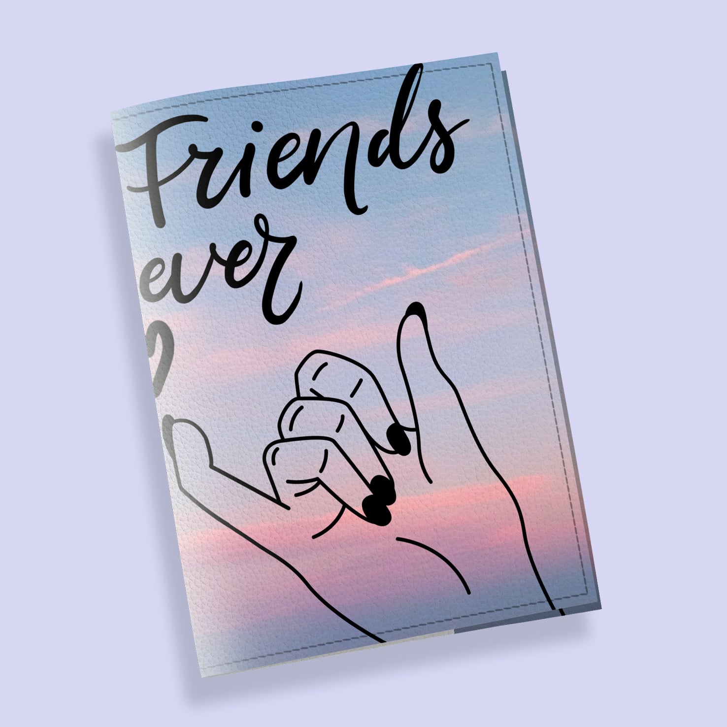 Обложка на паспорт The cover Best friends forever 9,6x13,3 см (901016)