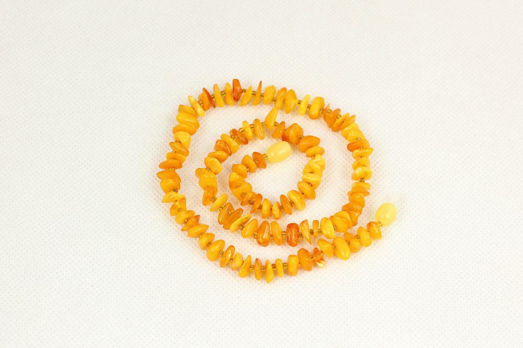 Бусы из натурального светлого янтаря 45 см (28748894)