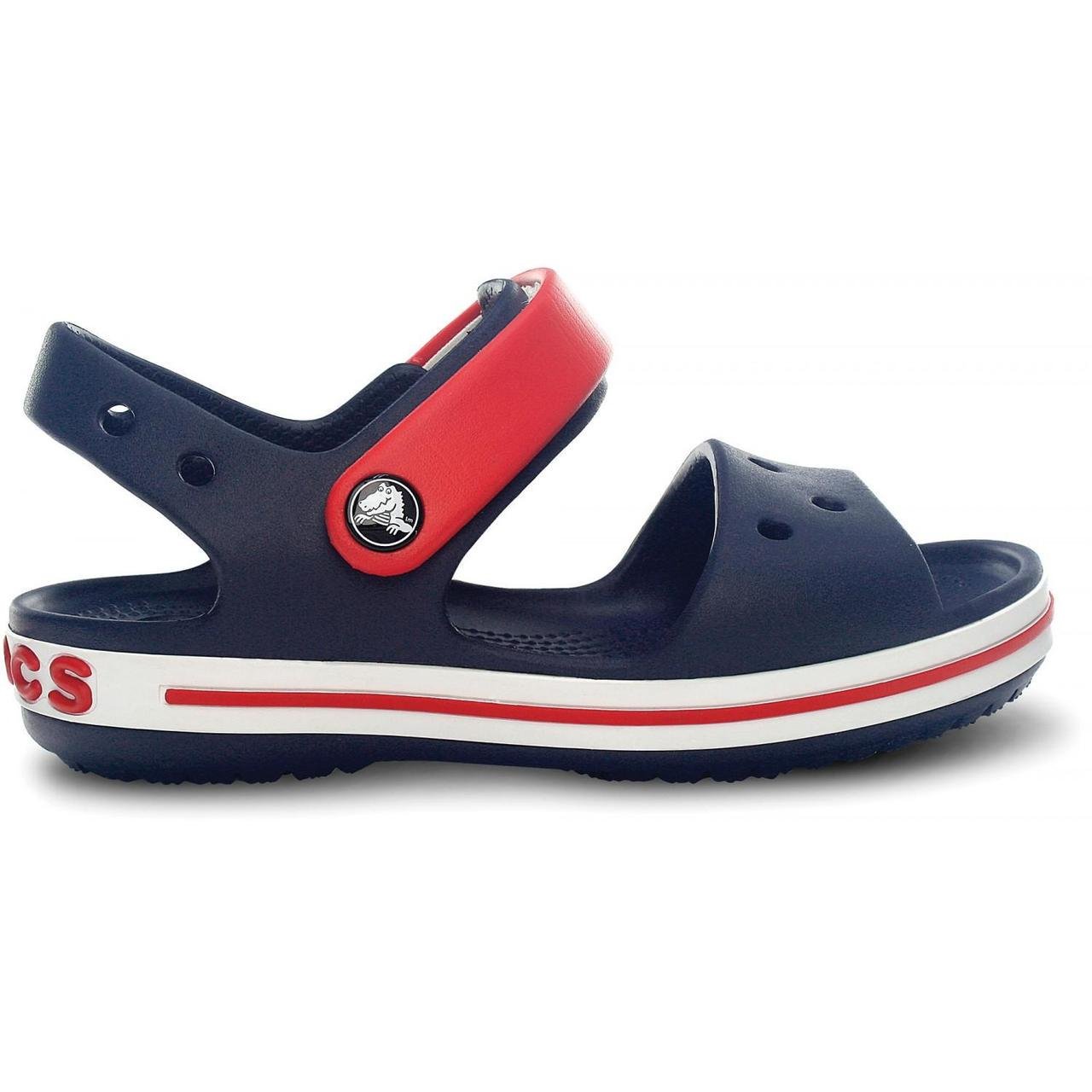 Сандалії дитячі для хлопчика Crocs Unisex Kids Crocband Sandal р. 30-31 С13 Navy/Red (12856)