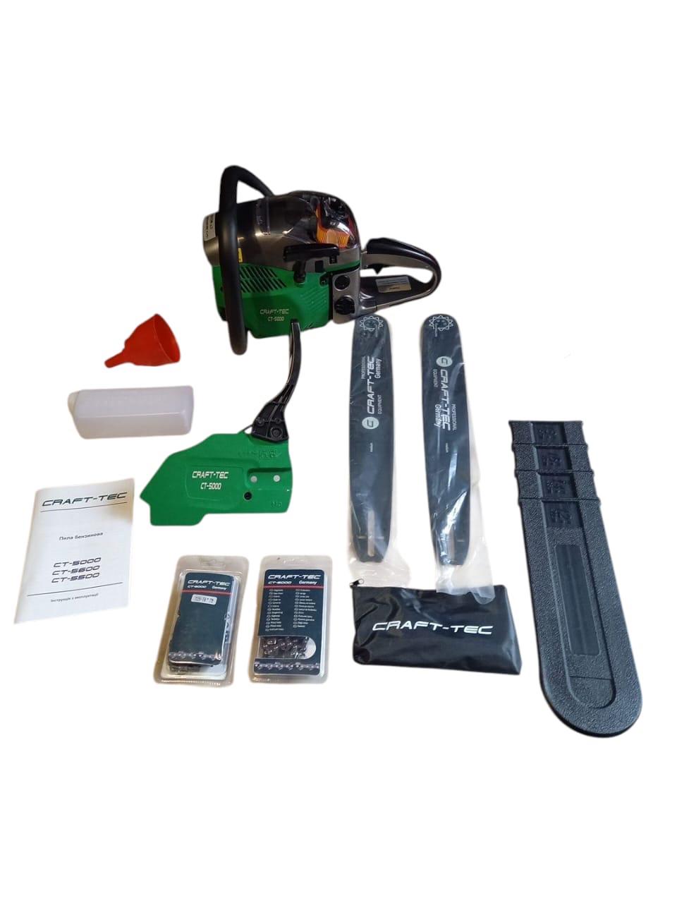 Бензопила ланцюгова Craft-Tec CT-5000 (26206046) - фото 2 Бензопила ланцюгова Craft-Tec CT-5000 (26206046) - фото 2