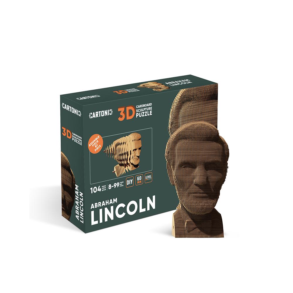 Картонний конструктор Cartonic 3D Puzzle LINCOLN (8987149) - фото 4