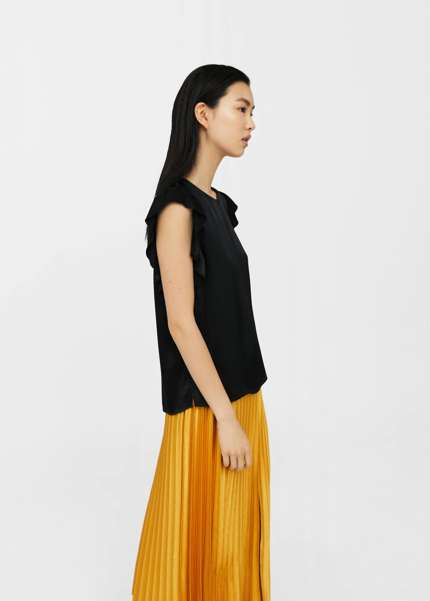 Блузка Mango XS Черный (2000001057223) - фото 5 Блузка Mango XS Черный (2000001057223) - фото 5