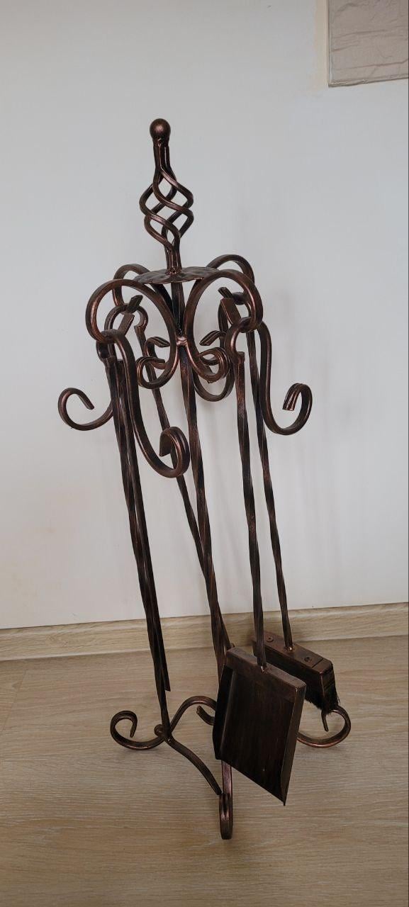 Набор каминный кованый Медь (2538724102) - фото 4