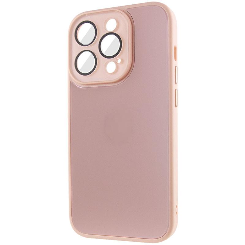 Протиударний Чохол TPU+Glass Sapphire Midnight для Apple iPhone 12 Pro (6.1") Рожевий / Pink Sand - фото 3