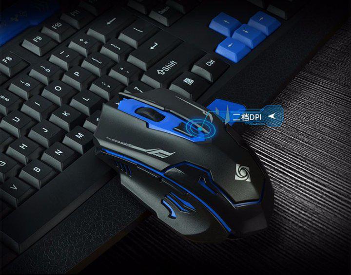 Клавіатура та миша UKC HK-8100 бездротова ігрова (15071) - фото 6