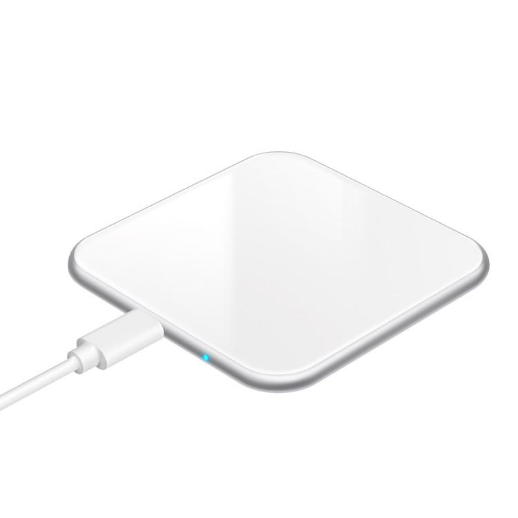 Зарядний пристрій безпровідний Sikai Wireless Charger 15 Вт White (047S11) - фото 1