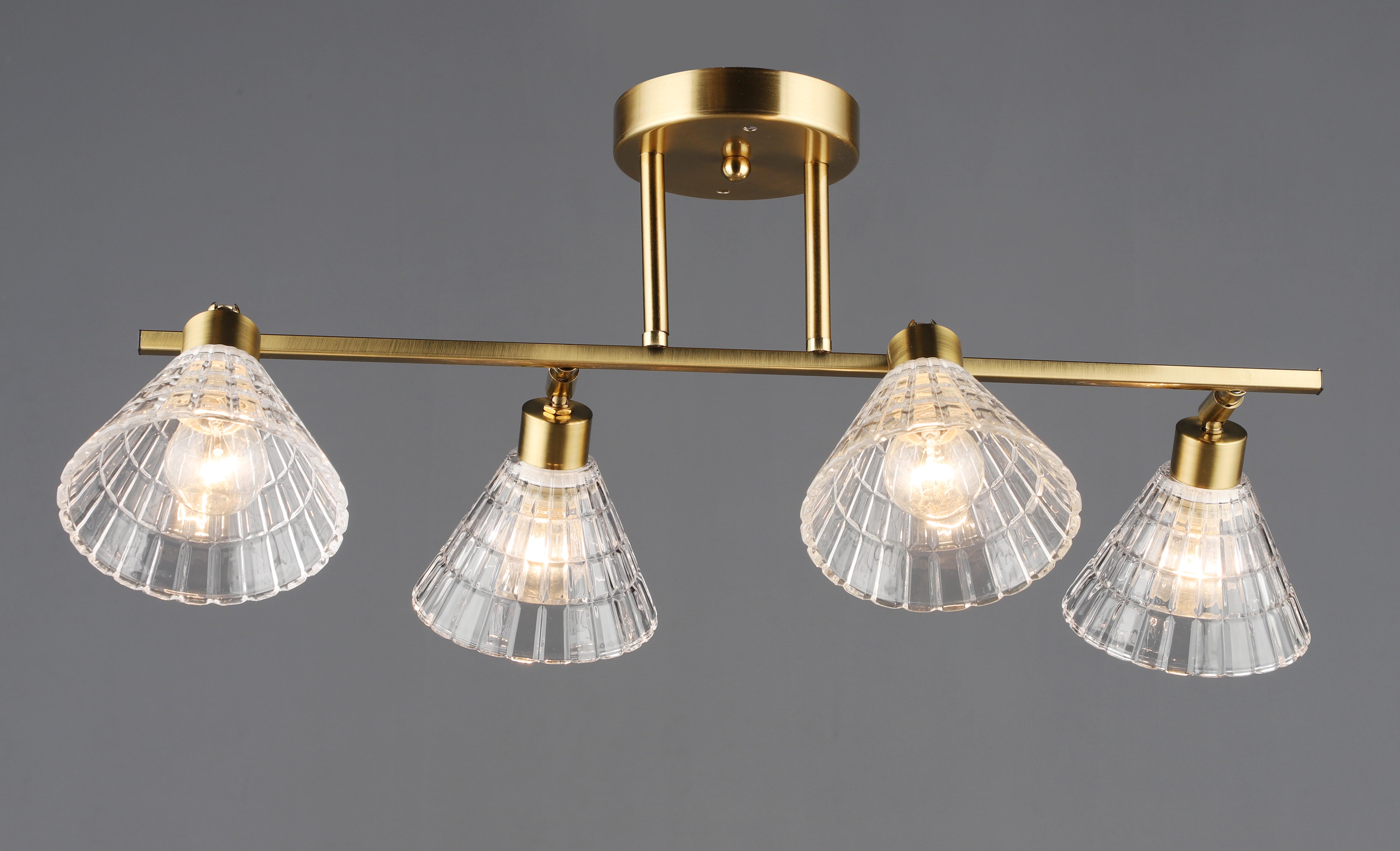 Люстра стельова B N6653/4 Мідь