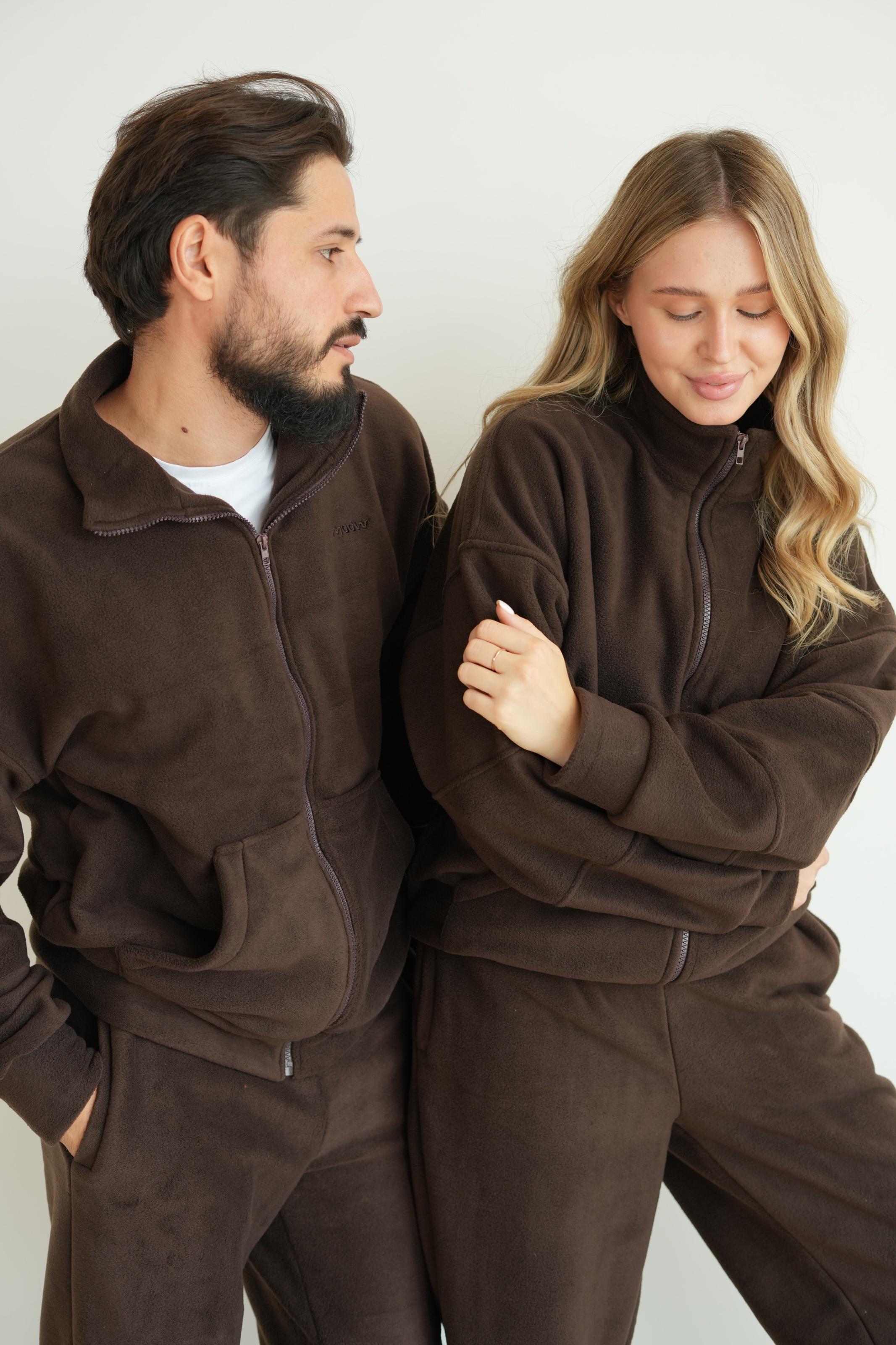 Костюм чоловічий флісовий CASUAL 3XL Шоколадний (10303XXXLm) - фото 5 Костюм чоловічий флісовий CASUAL 3XL Шоколадний (10303XXXLm) - фото 5