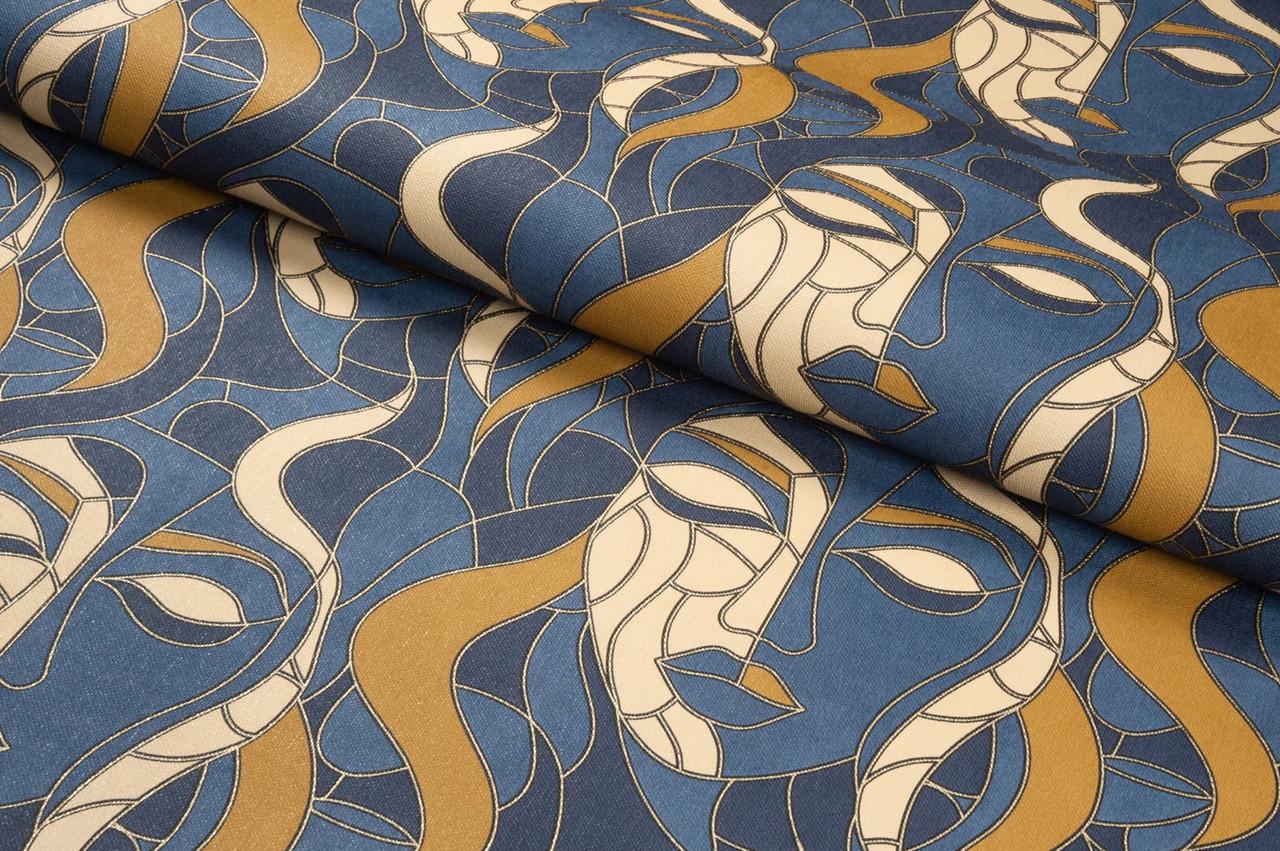 Обои флизелиновые Erismann Elle Decoration 12222-08 винил горячего тиснения 1,06х10,05 м Синий