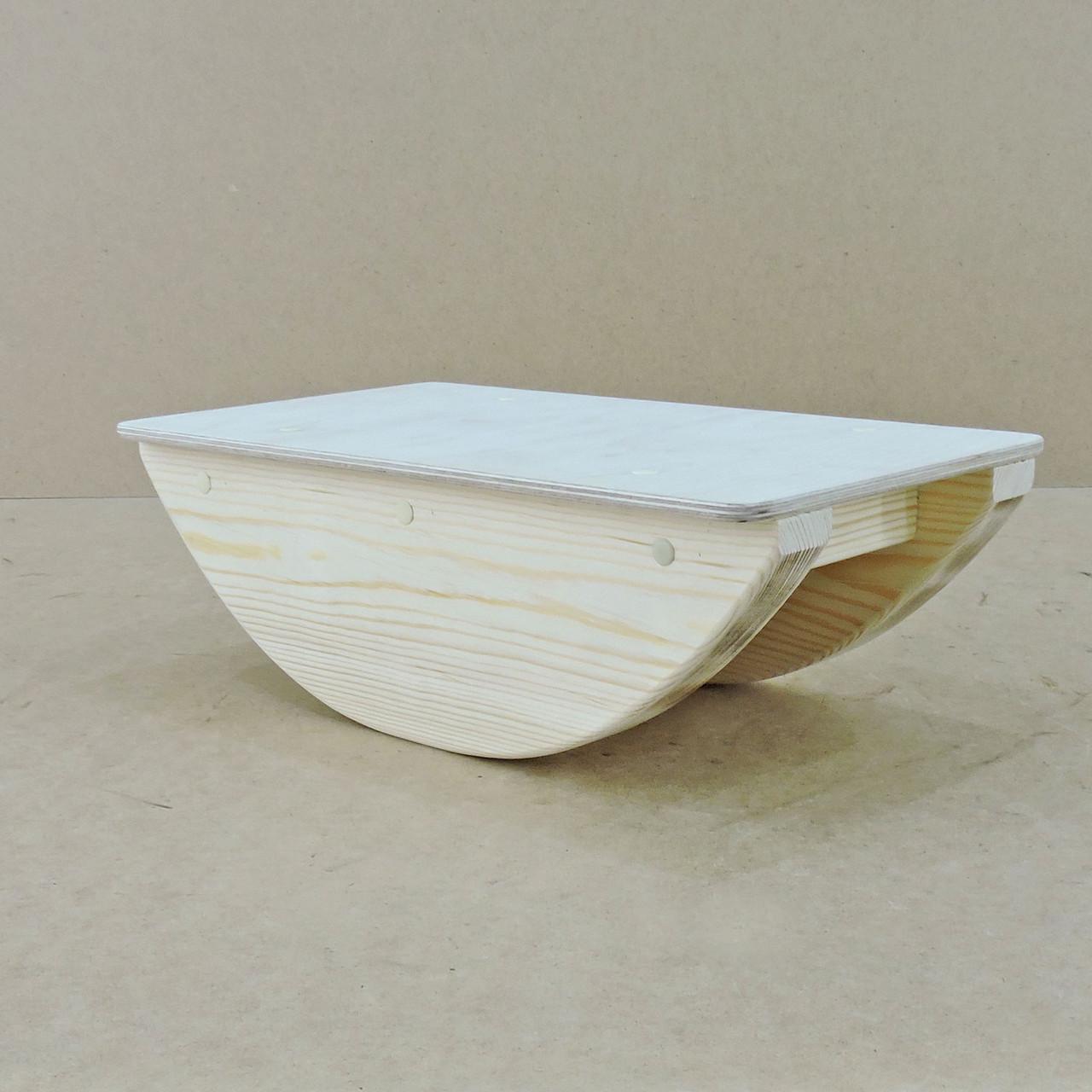 Балансировочная доска из дерева Канпур 45х25х15 см Бланже (БЛН-450101) - фото 2 Балансировочная доска из дерева Канпур 45х25х15 см Бланже (БЛН-450101) - фото 2