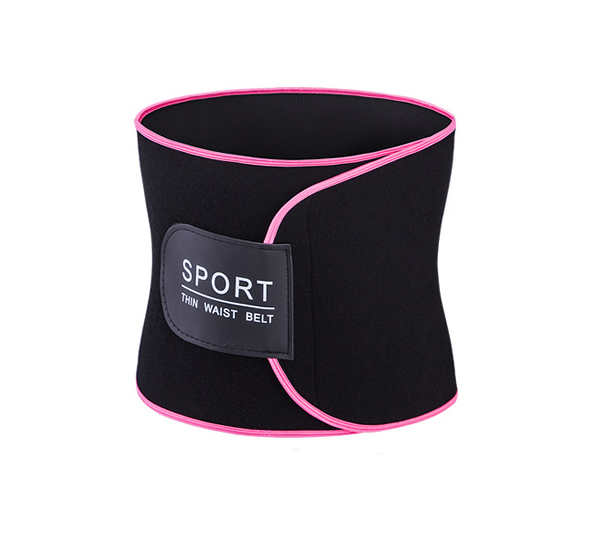 Утягивающий пояс корсет для похудения с эффектом сауны унисекс Розовый (0270-2)