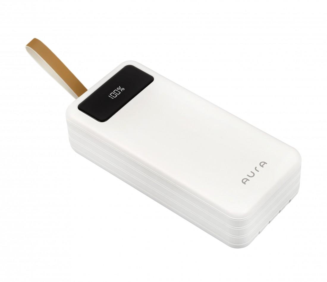 Повербанк Aura NRG60 Quick charging 60000 mAh 22,5 W White - фото 7