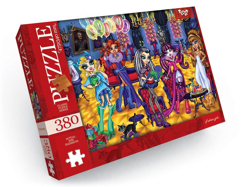 Пазлы детские Fashion girls 475х340 мм 380 эл. Пазлы детские Fashion girls 475х340 мм 380 эл.