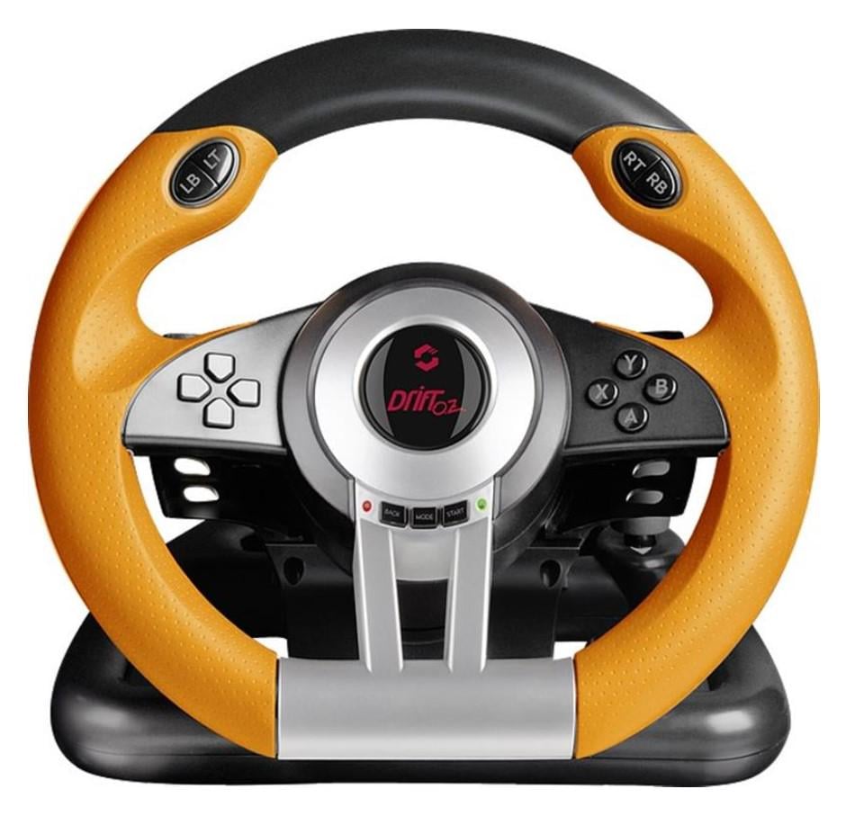 Кермо ігрове вібраційне з педалями VOLTRONIC Speed ​​Link OZ Drift Racing Wheel SL6695BKOR01 Black/Orange - фото 1