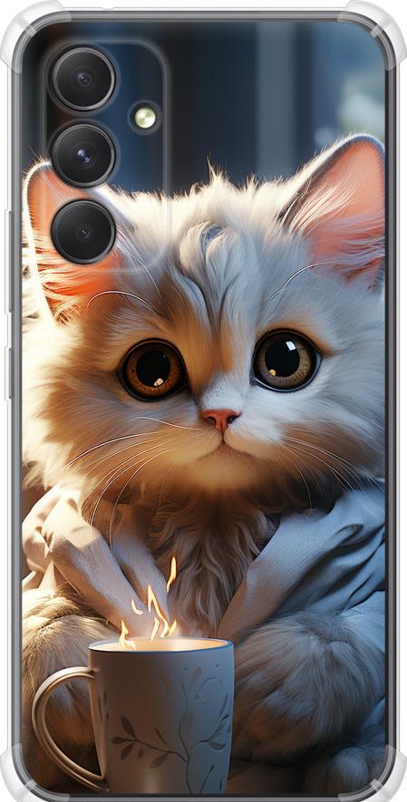 Чехол на Samsung Galaxy A54 A546E White cat (5646sp-2935-42517) Чехол на Samsung Galaxy A54 A546E White cat (5646sp-2935-42517)