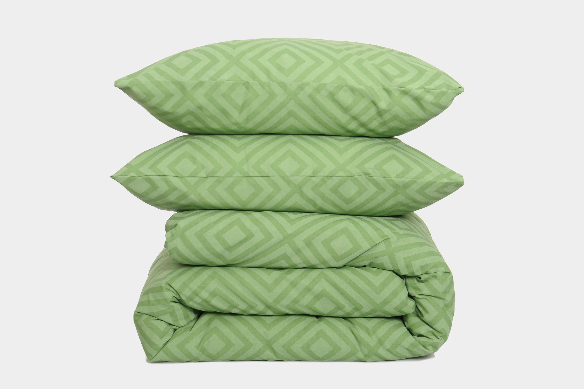 Комплект постельного белья полуторный Amore Glux-152 бязь Фисташковый (KPB-A1,5-Glux-152(50x70)_) - фото 1 Комплект постельного белья полуторный Amore Glux-152 бязь Фисташковый (KPB-A1,5-Glux-152(50x70)_) - фото 1