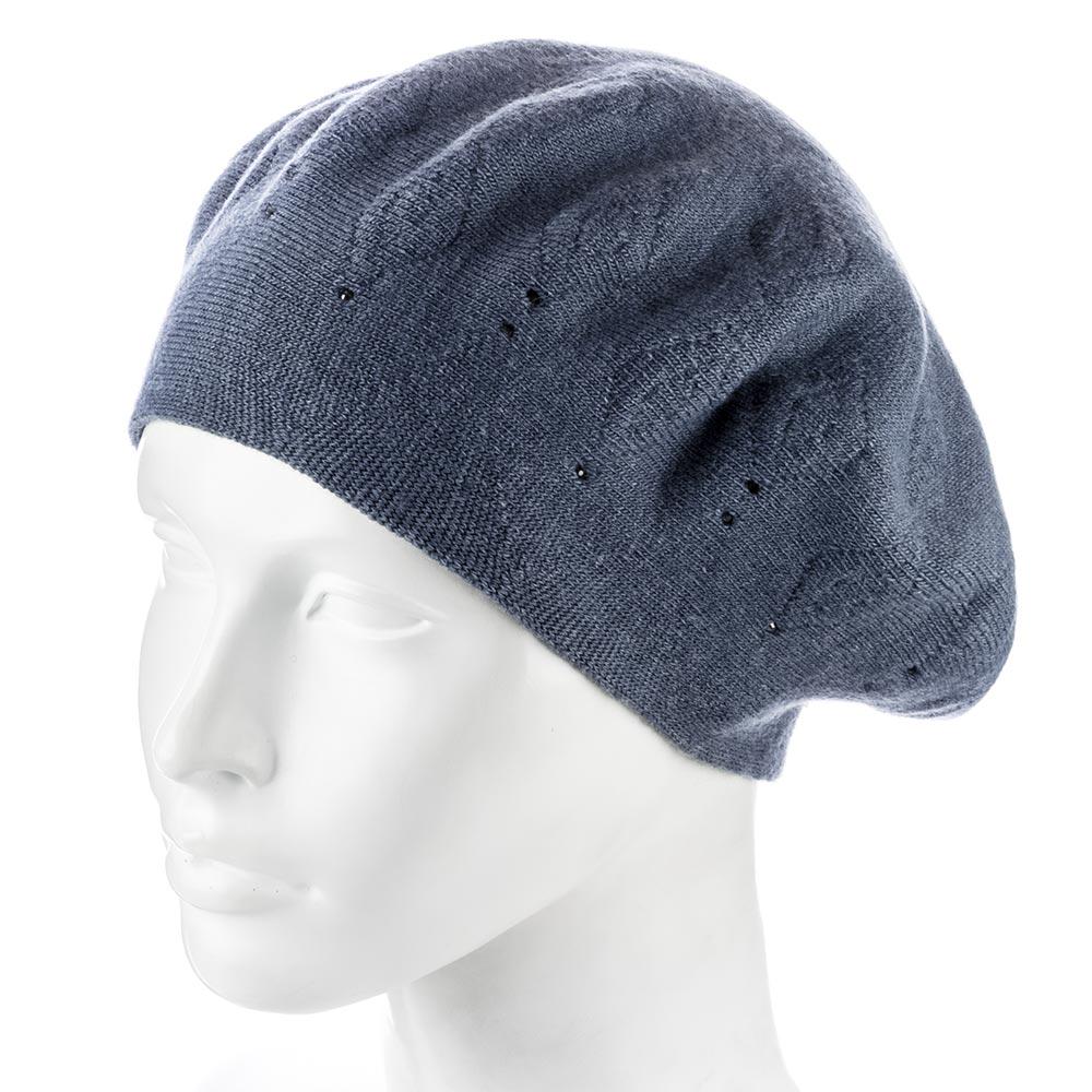 Берет жіночий Zolly ZH248 вовняний подвійний Сірий (141644)