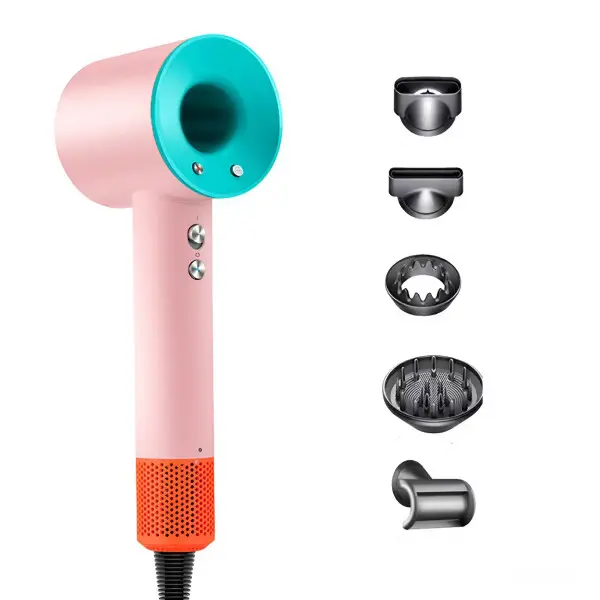 Фэн стайлер Supersonic Premium Energy Max 1600 Вт 5 насадок Розовый (149-107-PH770PBL)