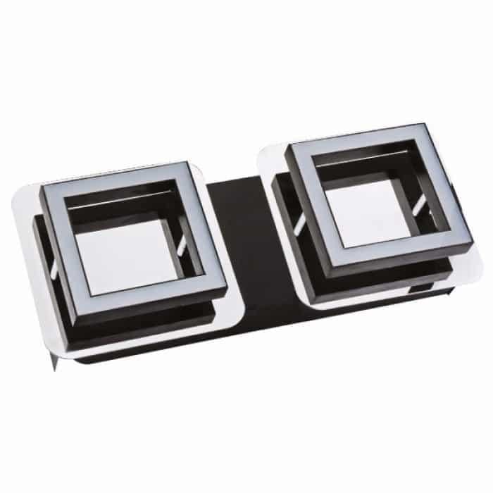 Стельовий LED-світильник LIKYA-2 2х5W 4000K 600 Lm 220-240V 280x120 мм Хром (036-007-0002-010)