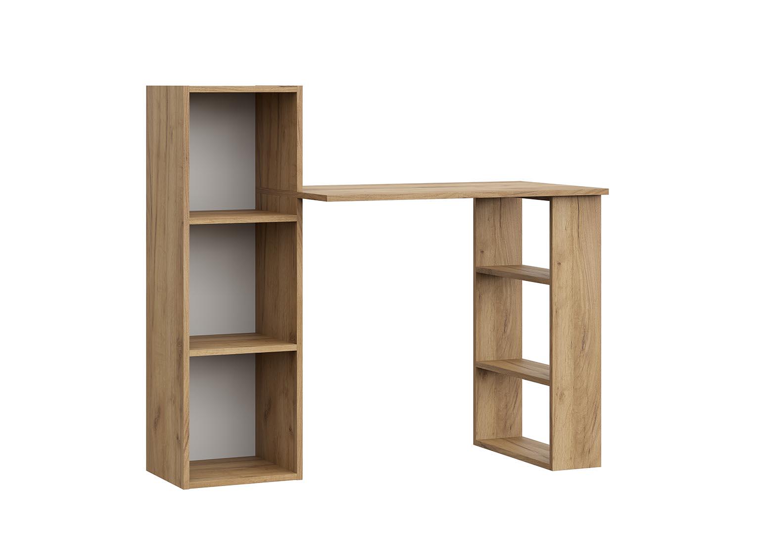 Письмовий стіл Chicago lite 1130х493х1030 мм Дуб крафт/Золотий (Арт.202) - фото 2 Письмовий стіл Chicago lite 1130х493х1030 мм Дуб крафт/Золотий (Арт.202) - фото 2