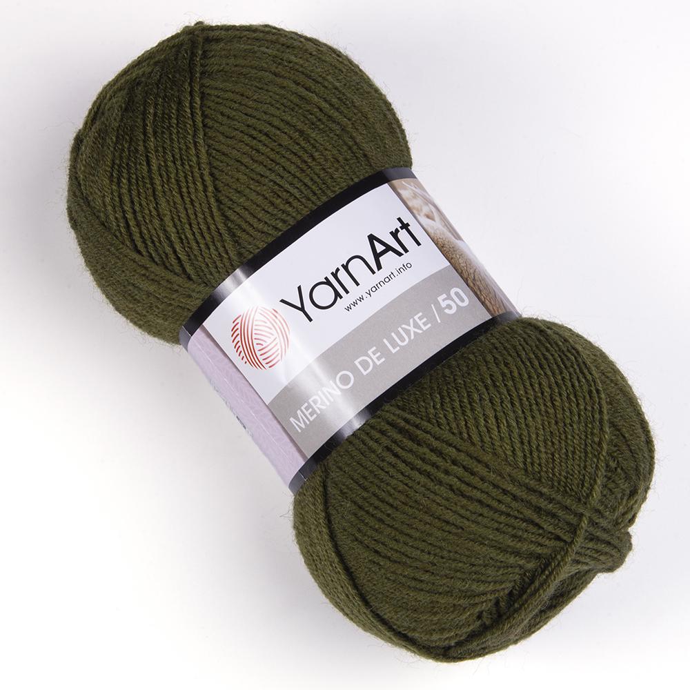 Пряжа YarnArt Merino De Luxe 530 Темное масло (6064)