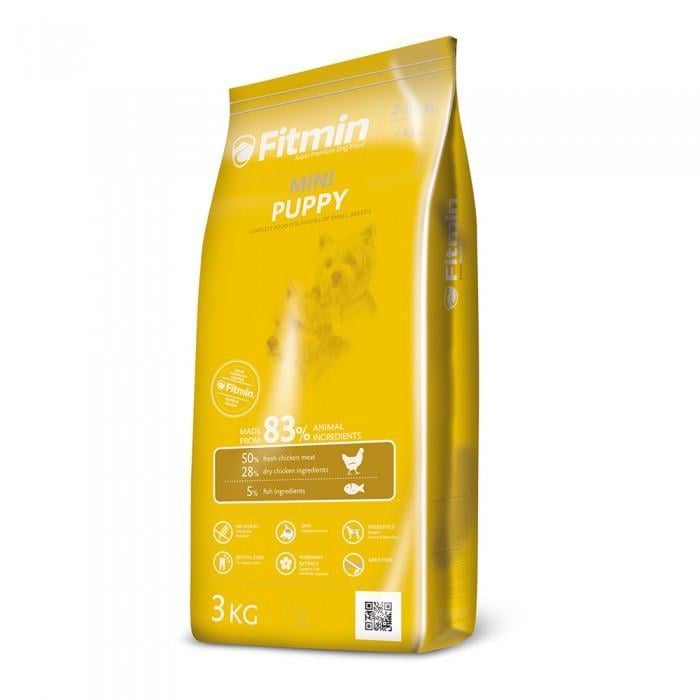 Корм сухий Fitmin Dog Mini Puppy для цуценят дрібних порід від 2-х місяців 3 кг (1158684027) - фото 1 Корм сухий Fitmin Dog Mini Puppy для цуценят дрібних порід від 2-х місяців 3 кг (1158684027) - фото 1