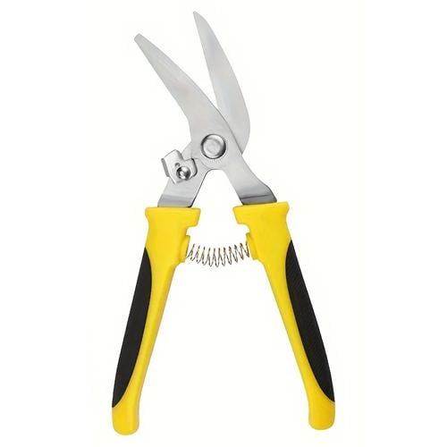 Ножиці для різання металу вигнуті універсальні нержавіюча сталь 200 мм Yellow (927174) - фото 2 Ножиці для різання металу вигнуті універсальні нержавіюча сталь 200 мм Yellow (927174) - фото 2