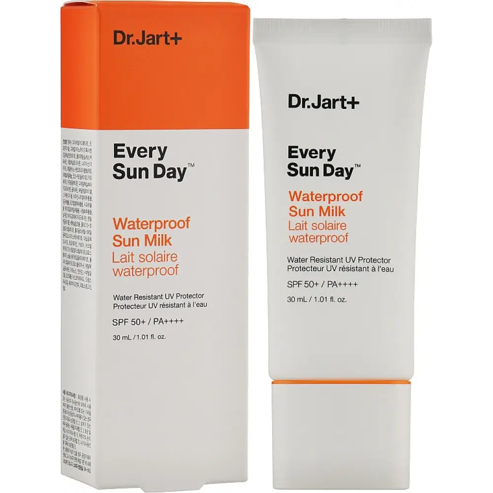 Молочко солнцезащитное Dr.Jart Every Sun Day Waterproof Sun Milk SPF50+ PA++++ 30 мл (8809724476953) - фото 1