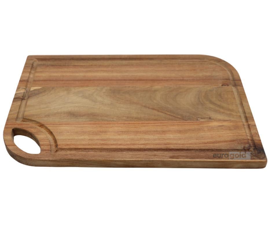 Доска кухонная для нарезки Eurogold из акации 30х20х1,3 см (2632321418) - фото 2 Доска кухонная для нарезки Eurogold из акации 30х20х1,3 см (2632321418) - фото 2