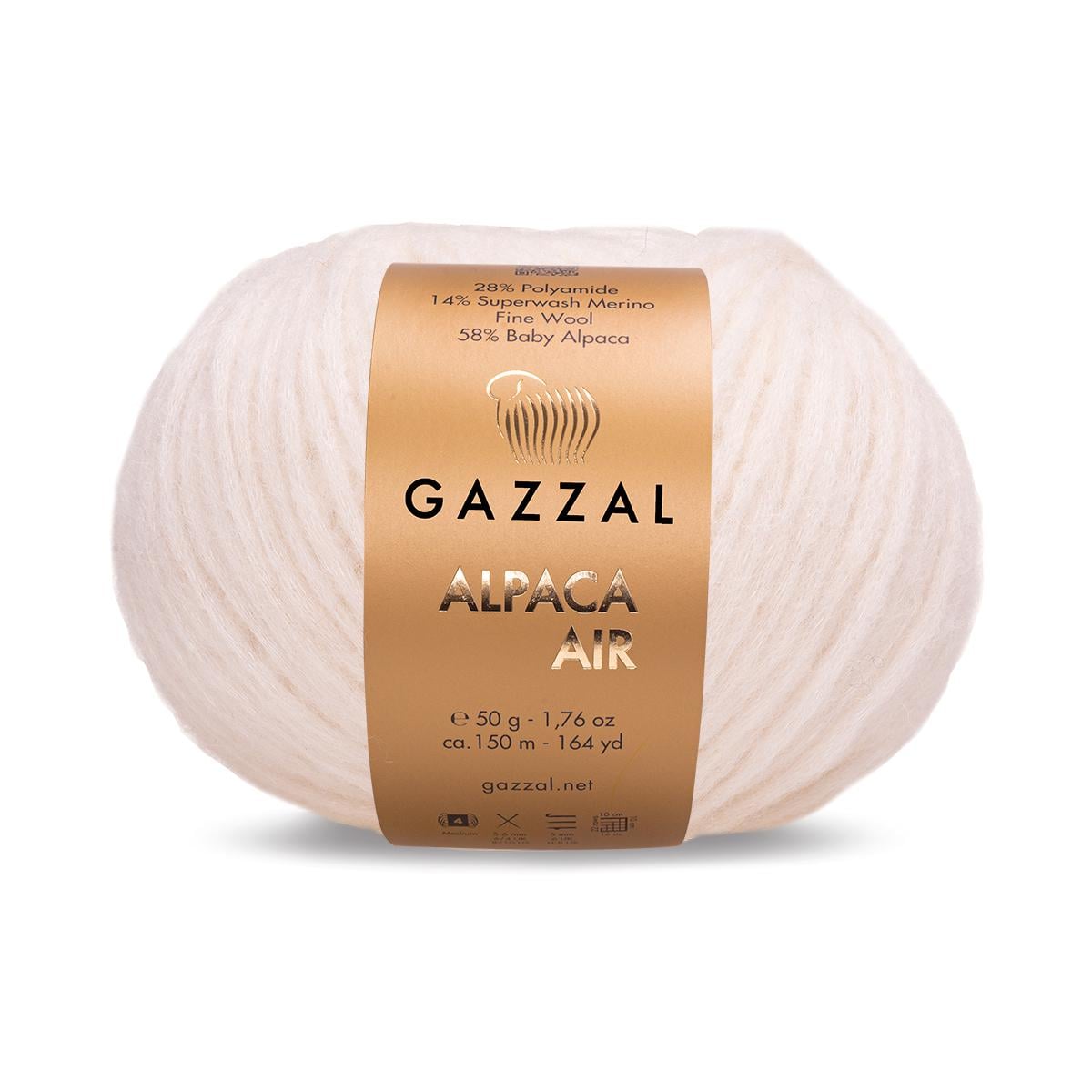 Пряжа Gazzal Alpaca Air 70