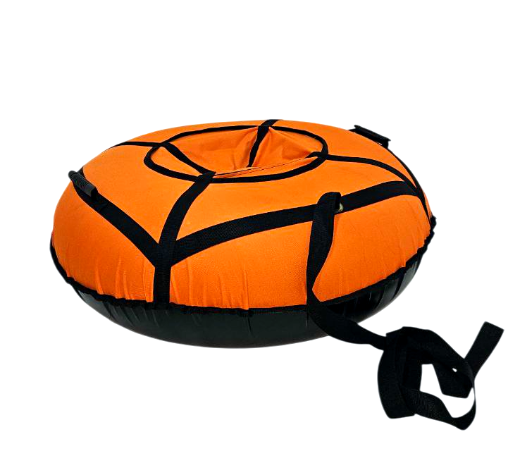 Тюбинг надувной TAKE&RIDE с камерой для детей и взрослых 100 см Orange