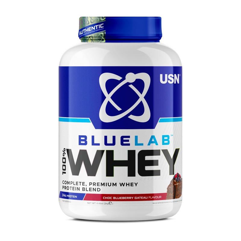 Протеїн сироватковий USN Blue Lab 100% Whey 2 кг Шоколадно/Лохиновий торт Протеїн сироватковий USN Blue Lab 100% Whey 2 кг Шоколадно/Лохиновий торт
