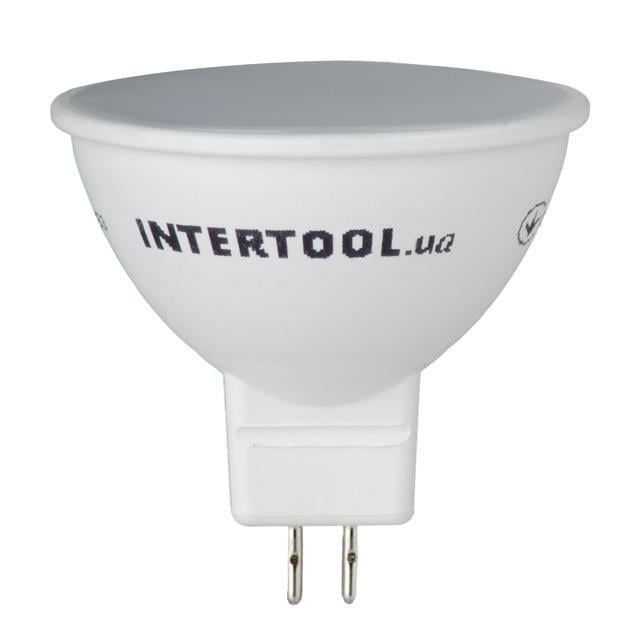 Світлодіодна лампа Intertool LL-0202 5 Вт GU5.3 220 В (129040)