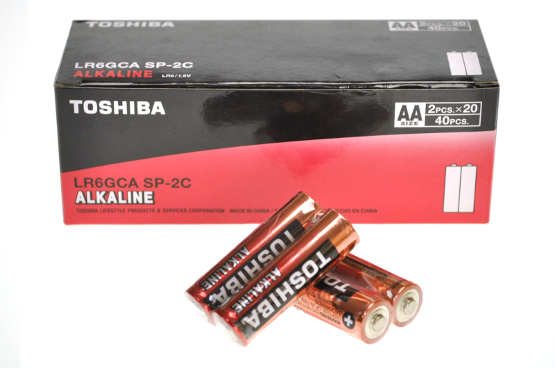 Батарейка TOSHIBA ALKALINE AA LR6 ТЕХПАК