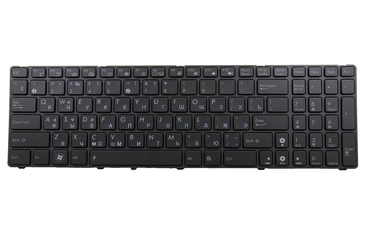 Клавиатура для ноутбука Asus G72 G72G с подсветкой клавиш матовая (04GNV32KRU00)