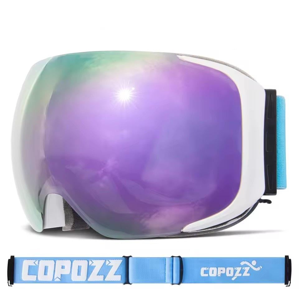 Маска для лыж и сноуборда Copozz GOG-2181 магнитная Anti-Fog Ski Unisex Purple (GOG-2181-P)